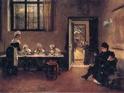 George Adolphus Storey Orphans Sweden oil painting artist